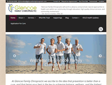 Tablet Screenshot of glencoefamilychiropractic.com